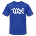 Utah T-Shirt - Hand Lettered Unisex Utah T Shirt - royal blue