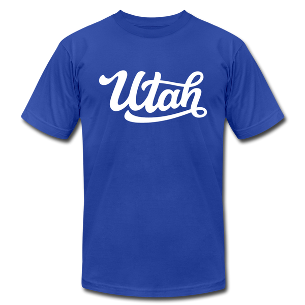 Utah T-Shirt - Hand Lettered Unisex Utah T Shirt - royal blue