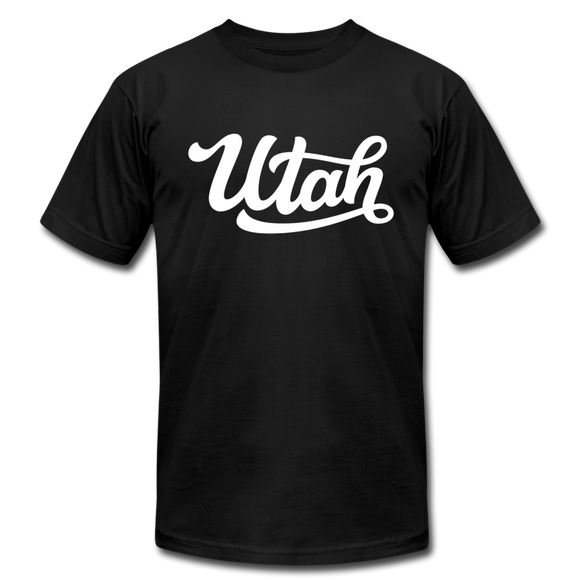 Utah T-Shirt - Hand Lettered Unisex Utah T Shirt - black