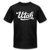 Utah T-Shirt - Hand Lettered Unisex Utah T Shirt - black