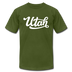 Utah T-Shirt - Hand Lettered Unisex Utah T Shirt - olive