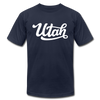 Utah T-Shirt - Hand Lettered Unisex Utah T Shirt - navy