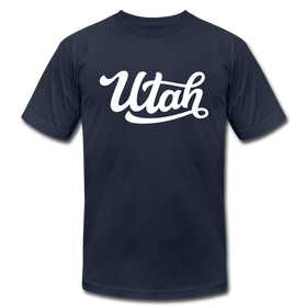 Utah T-Shirt - Hand Lettered Unisex Utah T Shirt - navy