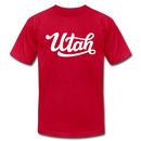 Utah T-Shirt - Hand Lettered Unisex Utah T Shirt - red