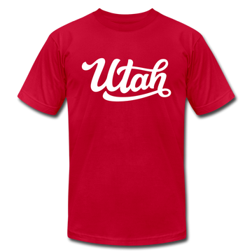 Utah T-Shirt - Hand Lettered Unisex Utah T Shirt - red
