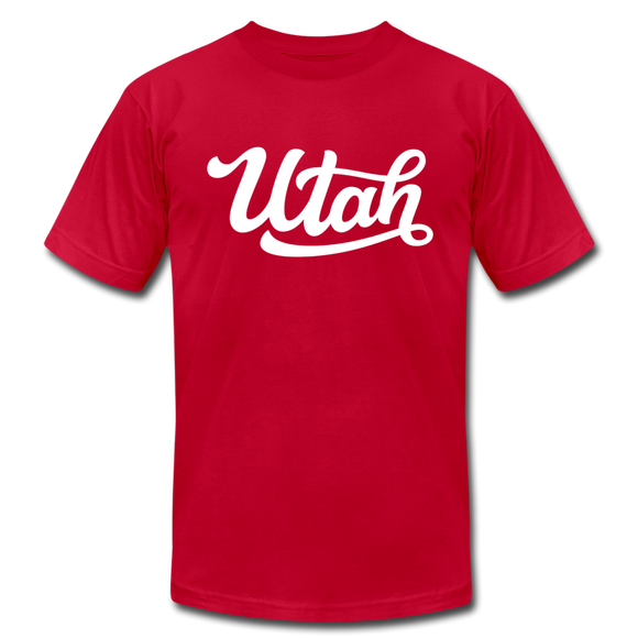Utah T-Shirt - Hand Lettered Unisex Utah T Shirt - red