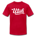 Utah T-Shirt - Hand Lettered Unisex Utah T Shirt - red