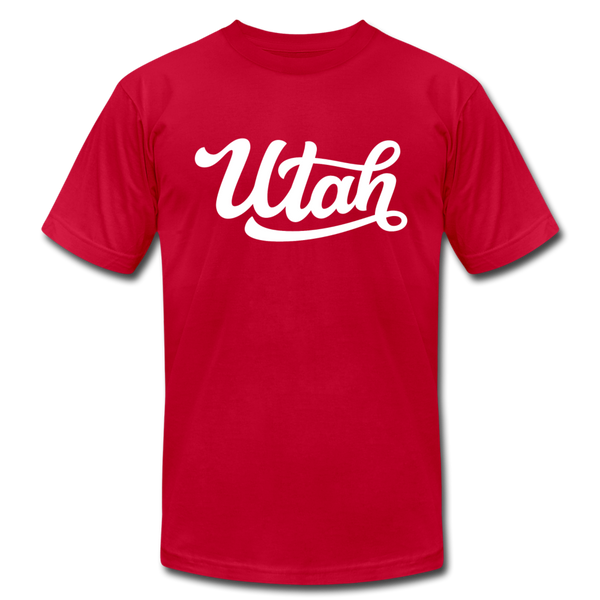 Utah T-Shirt - Hand Lettered Unisex Utah T Shirt - red