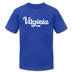 Virginia T-Shirt - Hand Lettered Unisex Virginia T Shirt - royal blue