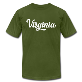 Virginia T-Shirt - Hand Lettered Unisex Virginia T Shirt - olive