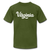 Virginia T-Shirt - Hand Lettered Unisex Virginia T Shirt - olive