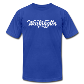 Washington T-Shirt - Hand Lettered Unisex Washington T Shirt - royal blue