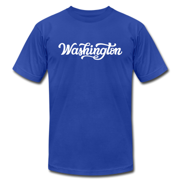 Washington T-Shirt - Hand Lettered Unisex Washington T Shirt - royal blue