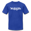 Washington T-Shirt - Hand Lettered Unisex Washington T Shirt - royal blue