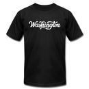 Washington T-Shirt - Hand Lettered Unisex Washington T Shirt - black