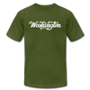 Washington T-Shirt - Hand Lettered Unisex Washington T Shirt - olive