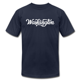 Washington T-Shirt - Hand Lettered Unisex Washington T Shirt - navy