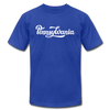Pennsylvania T-Shirt - Hand Lettered Unisex Pennsylvania T Shirt - royal blue