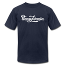 Pennsylvania T-Shirt - Hand Lettered Unisex Pennsylvania T Shirt - navy