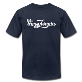 Pennsylvania T-Shirt - Hand Lettered Unisex Pennsylvania T Shirt - navy