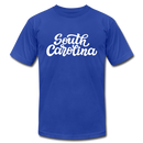 South Carolina T-Shirt - Hand Lettered Unisex South Carolina T Shirt - royal blue