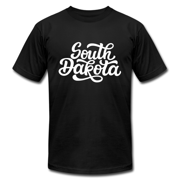 South Dakota T-Shirt - Hand Lettered Unisex South Dakota T Shirt - black