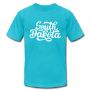 South Dakota T-Shirt - Hand Lettered Unisex South Dakota T Shirt - turquoise