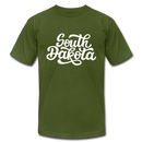 South Dakota T-Shirt - Hand Lettered Unisex South Dakota T Shirt - olive