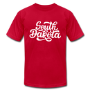 South Dakota T-Shirt - Hand Lettered Unisex South Dakota T Shirt - red