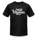 West Virginia T-Shirt - Hand Lettered Unisex West Virginia T Shirt - black