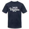 West Virginia T-Shirt - Hand Lettered Unisex West Virginia T Shirt - navy