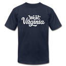 West Virginia T-Shirt - Hand Lettered Unisex West Virginia T Shirt - navy