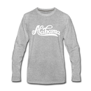 Alabama Long Sleeve T-Shirt - Hand Lettered Unisex Alabama Long Sleeve Shirt - heather gray