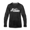 Alabama Long Sleeve T-Shirt - Hand Lettered Unisex Alabama Long Sleeve Shirt - charcoal gray
