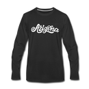 Arizona Long Sleeve T-Shirt - Hand Lettered Unisex Arizona Long Sleeve Shirt - black
