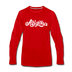 Arizona Long Sleeve T-Shirt - Hand Lettered Unisex Arizona Long Sleeve Shirt - red
