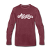 Arizona Long Sleeve T-Shirt - Hand Lettered Unisex Arizona Long Sleeve Shirt - heather burgundy