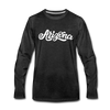 Arizona Long Sleeve T-Shirt - Hand Lettered Unisex Arizona Long Sleeve Shirt - charcoal gray