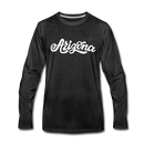 Arizona Long Sleeve T-Shirt - Hand Lettered Unisex Arizona Long Sleeve Shirt - charcoal gray
