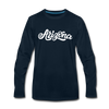 Arizona Long Sleeve T-Shirt - Hand Lettered Unisex Arizona Long Sleeve Shirt - deep navy