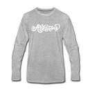 Arkansas Long Sleeve T-Shirt - Hand Lettered Unisex Arkansas Long Sleeve Shirt - heather gray