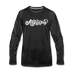 Arkansas Long Sleeve T-Shirt - Hand Lettered Unisex Arkansas Long Sleeve Shirt - charcoal gray