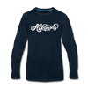 Arkansas Long Sleeve T-Shirt - Hand Lettered Unisex Arkansas Long Sleeve Shirt - deep navy
