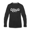 Colorado Long Sleeve T-Shirt - Hand Lettered Unisex Colorado Long Sleeve Shirt - black
