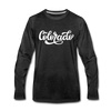 Colorado Long Sleeve T-Shirt - Hand Lettered Unisex Colorado Long Sleeve Shirt - charcoal gray