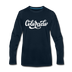 Colorado Long Sleeve T-Shirt - Hand Lettered Unisex Colorado Long Sleeve Shirt - deep navy