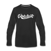 Connecticut Long Sleeve T-Shirt - Hand Lettered Unisex Connecticut Long Sleeve Shirt - black