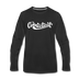 Connecticut Long Sleeve T-Shirt - Hand Lettered Unisex Connecticut Long Sleeve Shirt - black