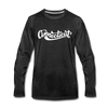 Connecticut Long Sleeve T-Shirt - Hand Lettered Unisex Connecticut Long Sleeve Shirt - charcoal gray