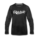 Connecticut Long Sleeve T-Shirt - Hand Lettered Unisex Connecticut Long Sleeve Shirt - charcoal gray